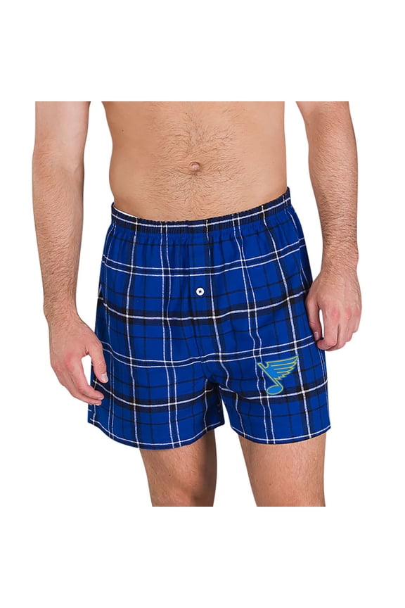 Men's Concepts Sport Royal St. Louis Blues Ultimate Flannel Boxers