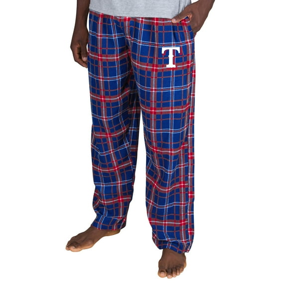 Men's Concepts Sport Royal Texas Rangers Ultimate Plaid Flannel Pajama Pants