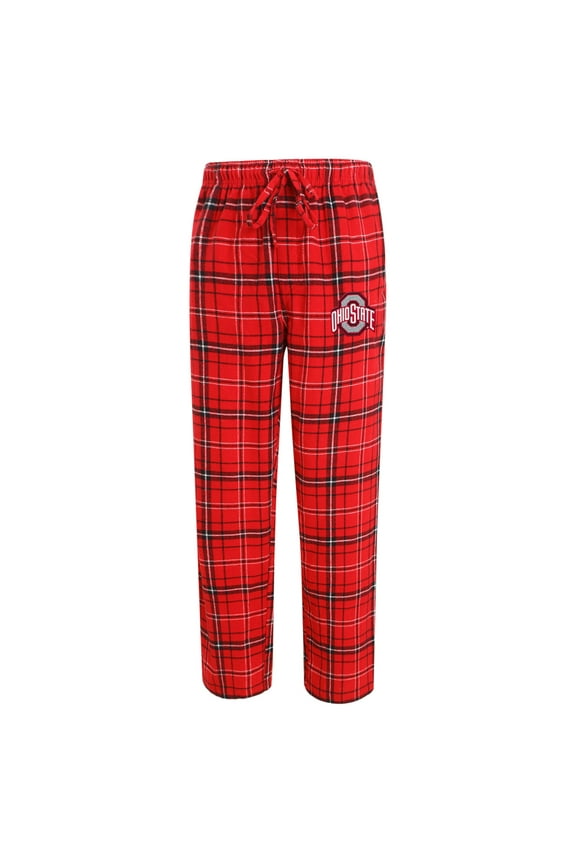Men's Concepts Sport Scarlet/Black Ohio State Buckeyes Ultimate Flannel Pants