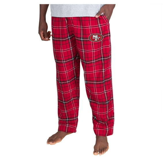 Men's-Concepts Sport  Scarlet San Francisco 49ers Ultimate Plaid Flannel Pants