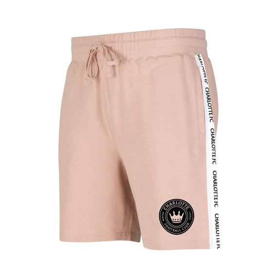 Men's Concepts Sport Tan Charlotte FC Team Stripe Shorts