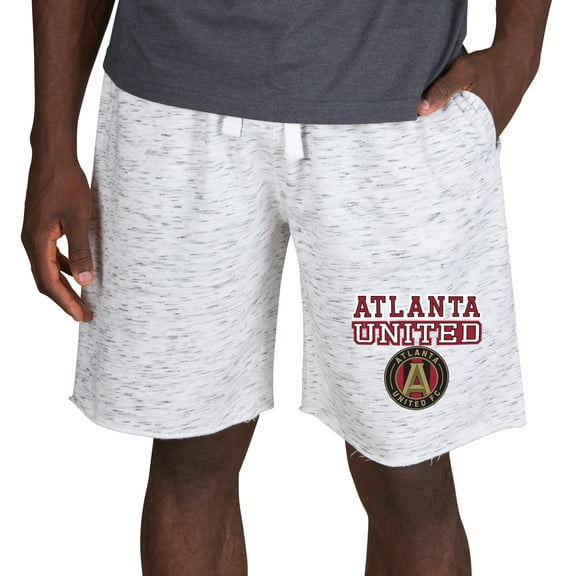 Men's Concepts Sport White Atlanta United FC Alley Fleece Shorts