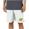 thumbnail image 1 of Men's Concepts Sport  White/Charcoal Bubba Wallace Throttle Knit Jam Shorts, 1 of 1