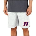 thumbnail image 1 of Men's Concepts Sport  White/Charcoal Denny Hamlin Throttle Knit Jam Shorts, 1 of 1