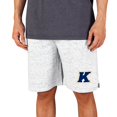 thumbnail image 1 of Men's Concepts Sport White/Charcoal Kent State Golden Flashes Throttle Knit Jam Shorts, 1 of 1