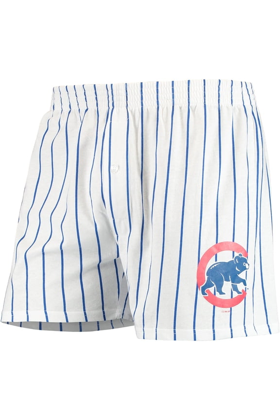 Men's Concepts Sport White Chicago Cubs Vigor Boxer Shorts