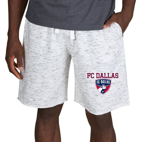 Men's Concepts Sport White FC Dallas Alley Fleece Shorts