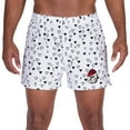thumbnail image 1 of Men's Concepts Sport White Georgia Bulldogs Epiphany Allover Print Knit Boxer Shorts, 1 of 1