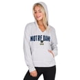 thumbnail image 1 of Men's Concepts Sport  White/Gray Notre Dame Fighting Irish French Terry Striped V-Neck Pullover Hoodie, 1 of 4