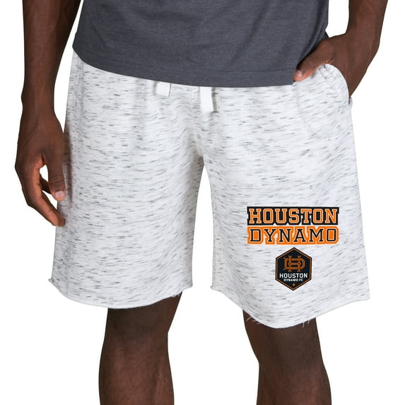 Men's Concepts Sport White Houston Dynamo FC Alley Fleece Shorts