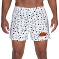 thumbnail image 1 of Men's Concepts Sport White Oklahoma State Cowboys Epiphany Allover Print Knit Boxer Shorts, 1 of 1