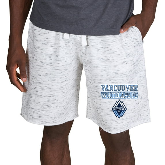 Men's Concepts Sport White Vancouver Whitecaps FC Alley Fleece Shorts