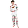 thumbnail image 1 of Men's Concepts Sport White Washington Commanders Tidings All-Over Print Knit Long Sleeve Top & Pants Set, 1 of 1