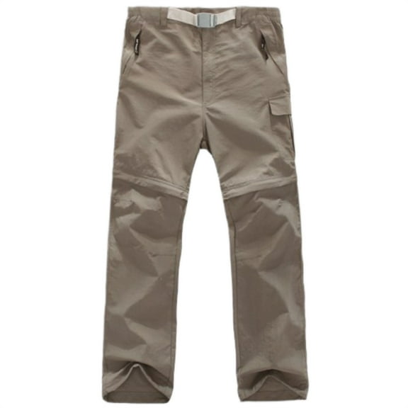 Men's Convertible Cargo Pants Lightweight Outdoor Hiking Travel Camping Work Casual Detachable Trousers for Summer Spring