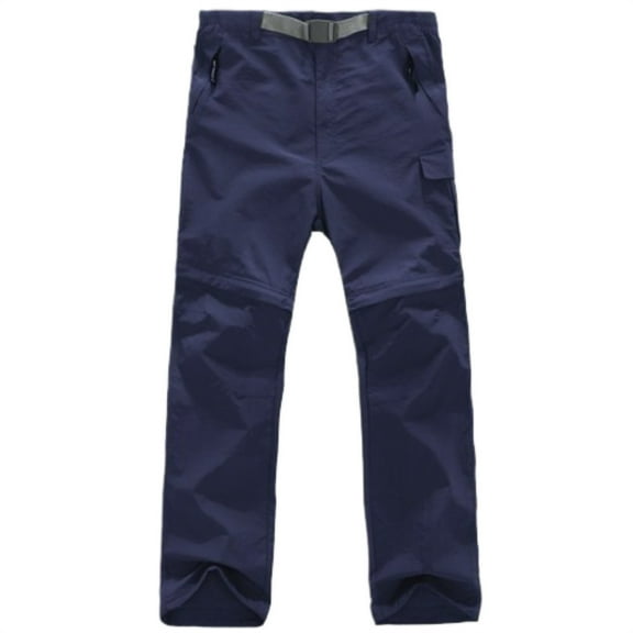 Men's Convertible Cargo Pants Lightweight Outdoor Hiking Travel Camping Work Casual Detachable Trousers for Summer Spring