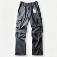 thumbnail image 1 of Men’s Convertible Cargo Pants Relaxed Fit Multi‑Pocket Stretch Wear‑Resistant Commute Trousers 1 Pack S‑L, 1 of 9