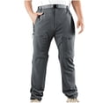 thumbnail image 1 of Men's Convertible Quick-Dry Hiking Pants with Zip-Off Legs, Lightweight and Breathable Outdoor Trousers, 1 of 4