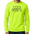 thumbnail image 1 of Men's Cool Beans High Visibility Long Sleeve T-shirt - Safety Green, 3XL, 1 of 1