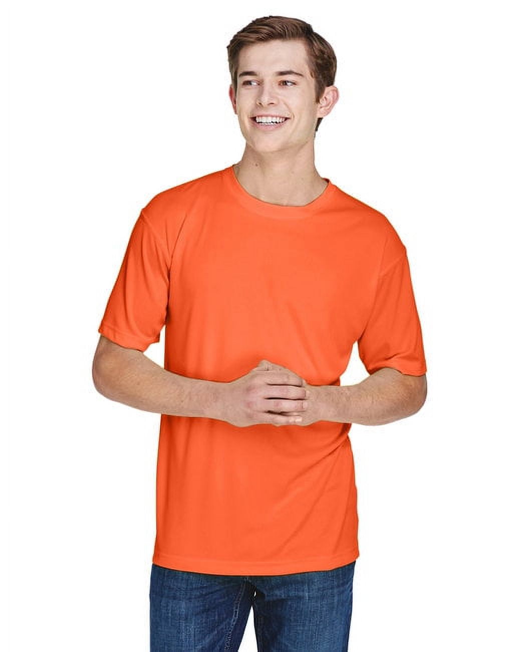 mens bright orange t shirt