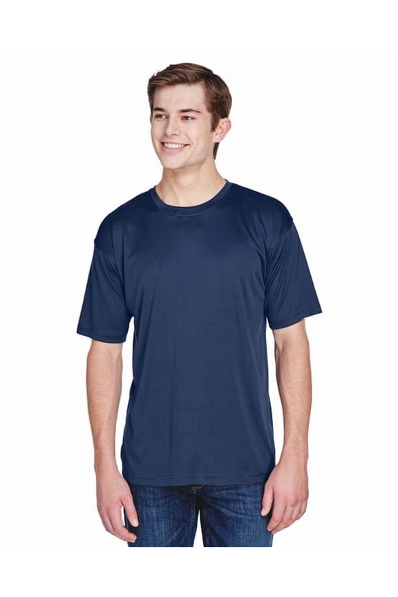 Men's Cool & Dry Basic Performance T-Shirt - NAVY - 2XL