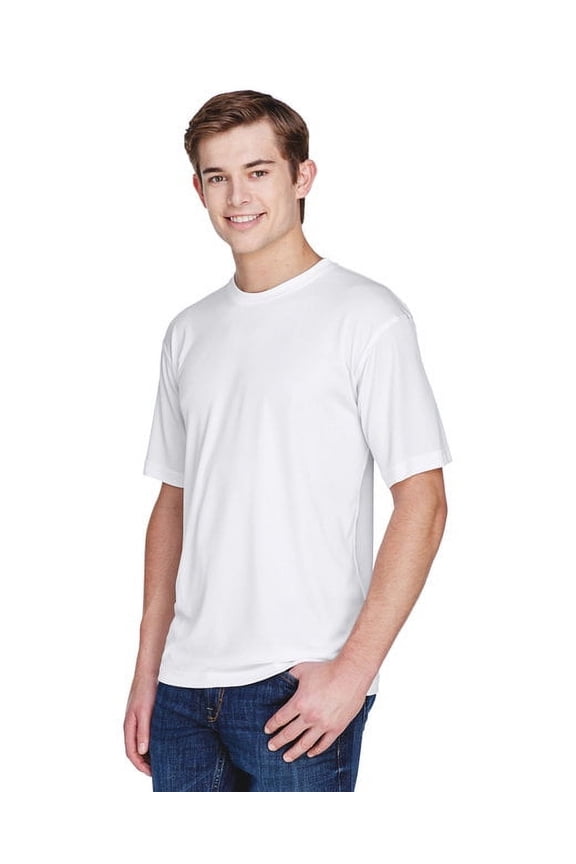 Men's Cool Dry Basic Performance T-Shirt WHITE XL