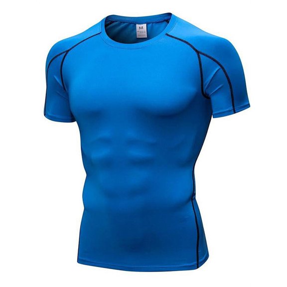 Men's Cool Dry Compression Baselayer Short Sleeve T-Shirt