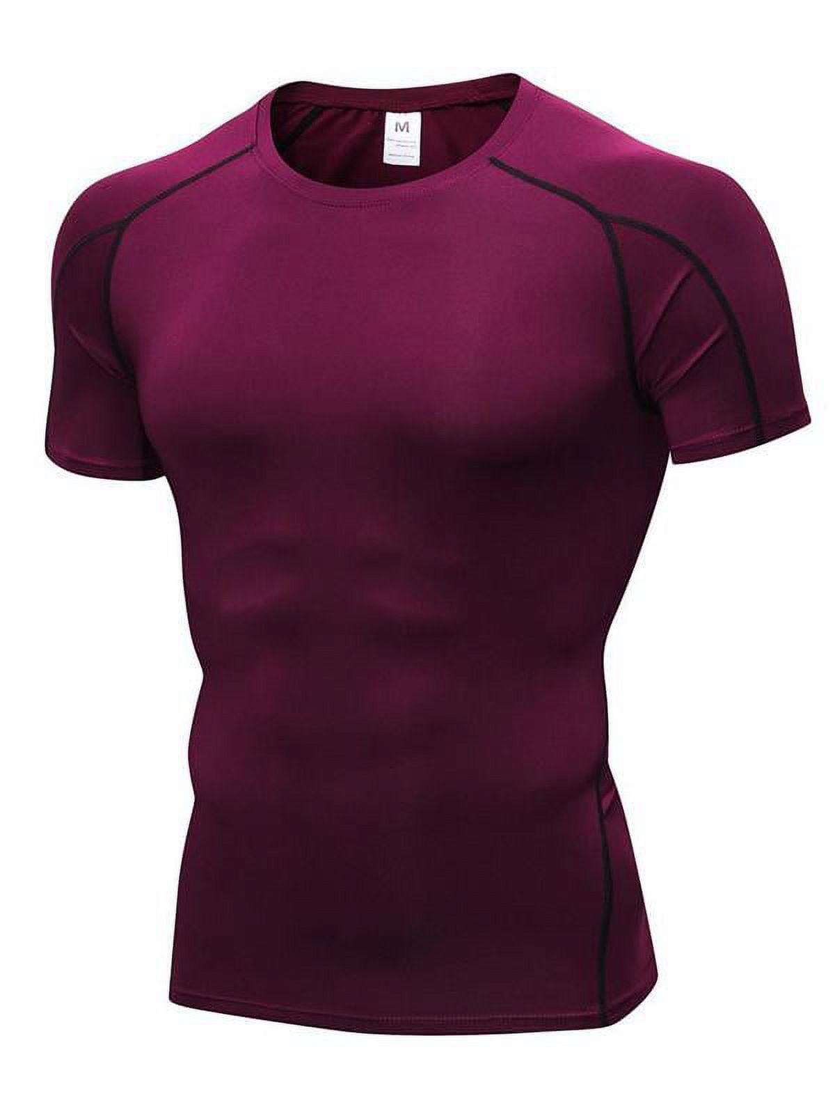 Men's Cool Dry Compression Baselayer Short Sleeve T-Shirt - Walmart.com
