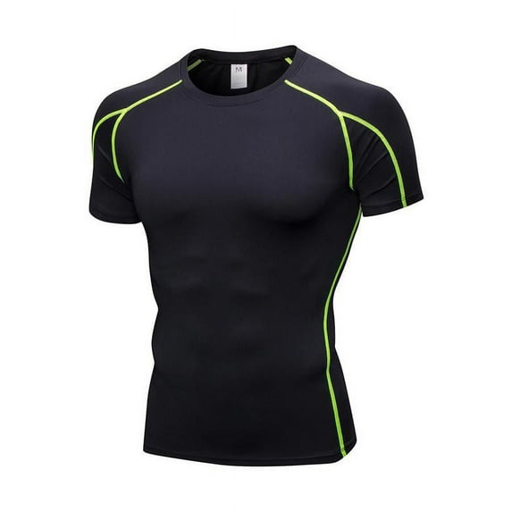 Men's Cool Dry Compression Baselayer Short Sleeve T-Shirt