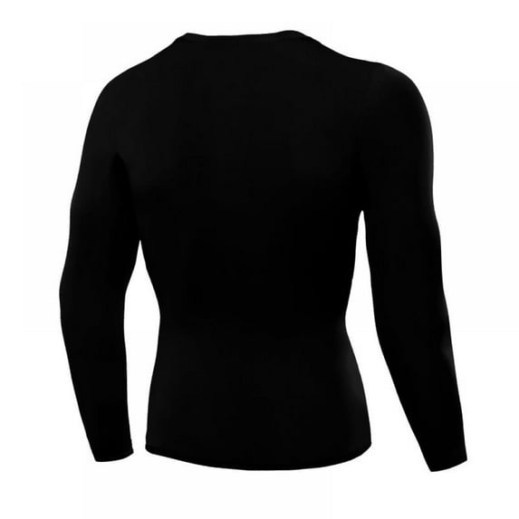 Men's Cool Dry Skin Fit Long Sleeve Compression Shirt Tight T-shirt Tops Men's Running T-shirts Gym Clothing Fitness Top Men's Soccer Jersey