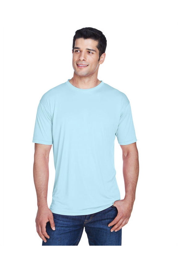 Men's Cool & Dry Sport Performance Interlock T-Shirt - ICE BLUE - XL