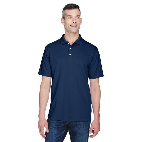 Men's Cool & Dry Stain-Release Performance Polo - NAVY - 4XL
