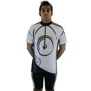 Mens Cool Plus Sublimated Print Race Cut Short-Sleeve Biking Cycling Jersey