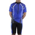 thumbnail image 1 of Men's Cool Plus Sublimated Print Race Cut Short-Sleeve Biking Cycling Jersey, 1 of 8