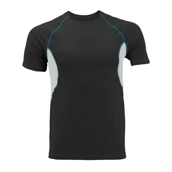Men's Cool Quick-Dry Gym Workout Sport Running Breathable Performance T-shirt (920-#1, L)