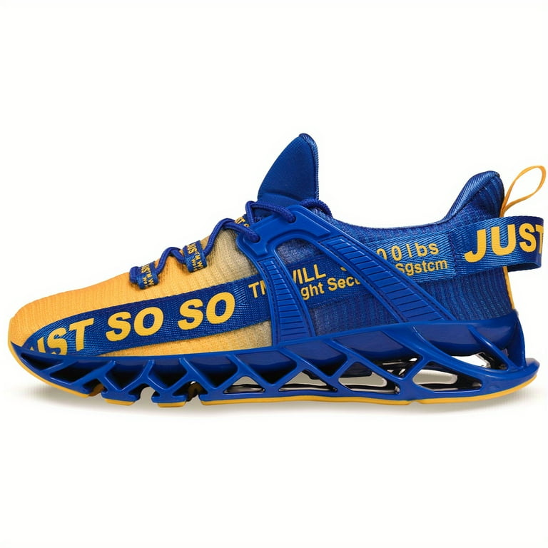 Men s Cool Sneakers Casual Stylish Blade Sole Athletic Shoes Breathable Mesh Road Running Footwear Outdoor Sport Trainers Walmart