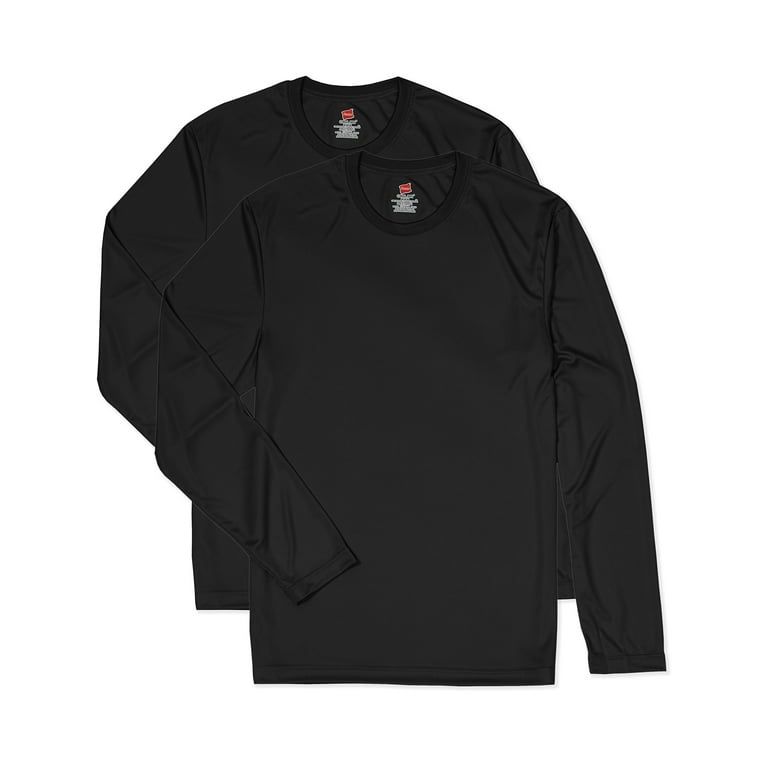 Men's Cooldri Long Sleeve Performance Tee Value Pack (2-pack