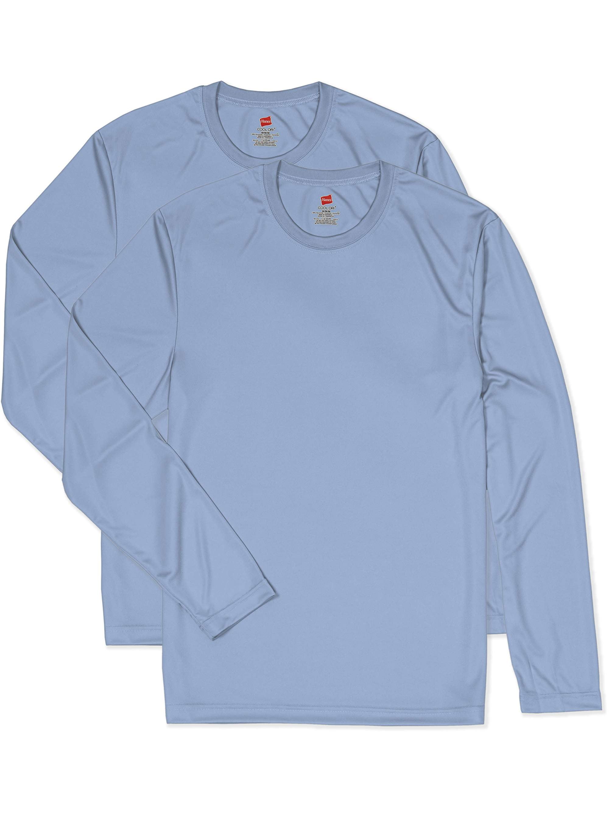 Hanes cool dri long sleeve walmart sale