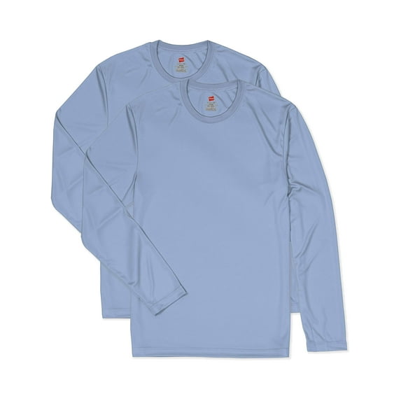 Men's Cooldri Long Sleeve Performance Tee Value Pack (2-pack)