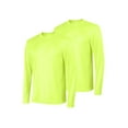 thumbnail image 1 of Hanes Sport Cool DRI Men's Performance Long Sleeve T-Shirt, Value 2-Pack Safety Green 3XL, 1 of 5