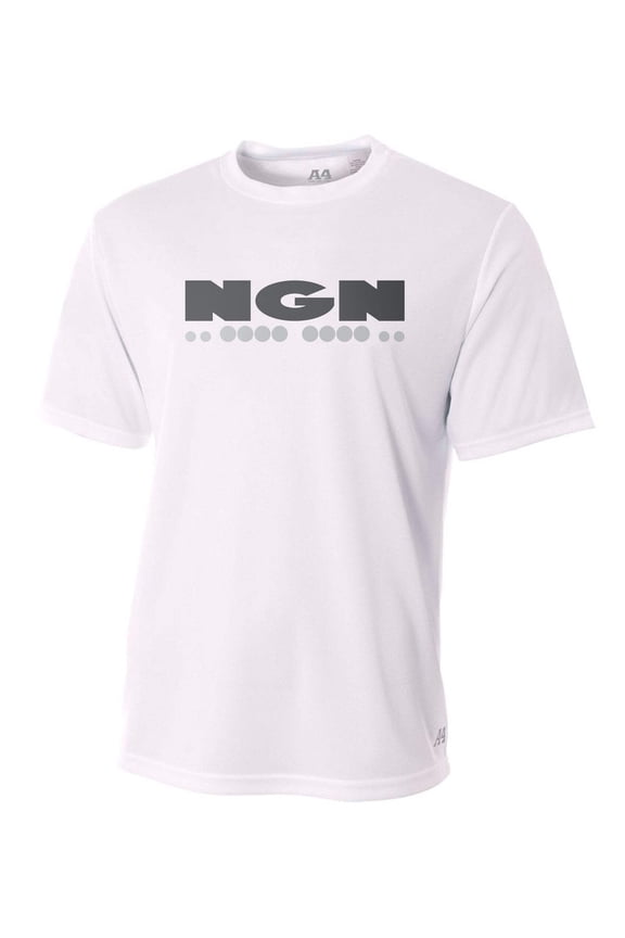 Men's Cooling Performance Crew Neck Tech Tee | White