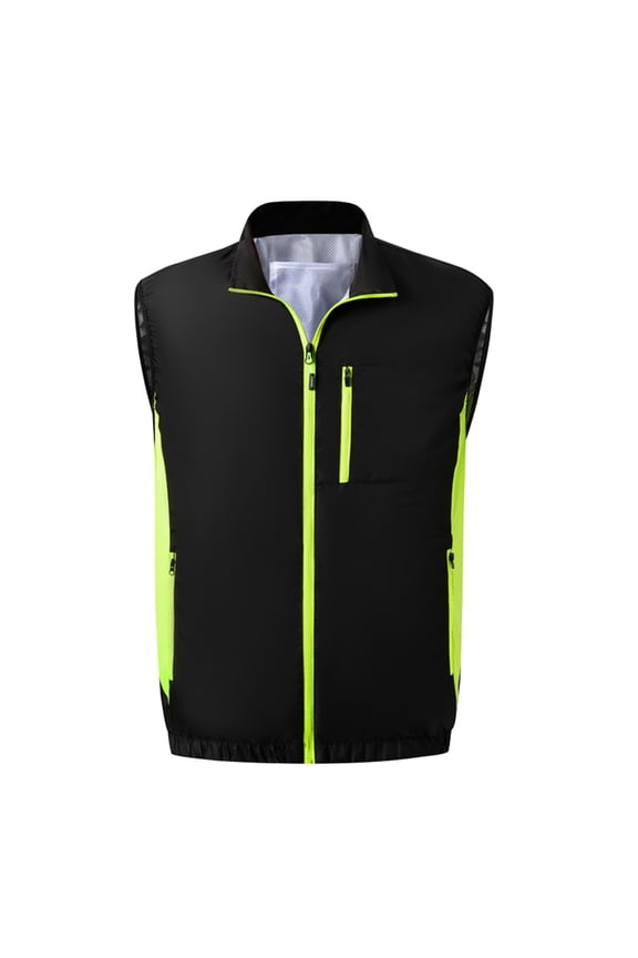 Men's Cooling Safety Vest with Fans for Hot Weather Outdoor Work All Season Indoor Warehouse Use No Battery