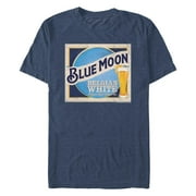 Mens Coors Brewing Company Blue Moon Style Graphic T-Shirt
