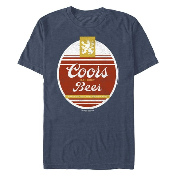 Men's Coors Brewing Company Distressed Banquet Beer Logo Graphic T-Shirt