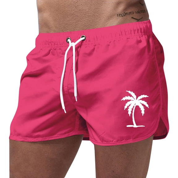 Men's Corduroy Shorts 7 Inch Classic Fit Dress Work Casual Elastic Waist Drawstring Short Breathable Fabric Ideal for Outdoor Adventures (Hot Pink_01 , L)