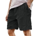thumbnail image 1 of Men's Corduroy Shorts Straight Leg Elastic Waist Drawstring Summer Casual Shorts with Pockets Athletic Shorts Mens Vacation Shorts, 1 of 5