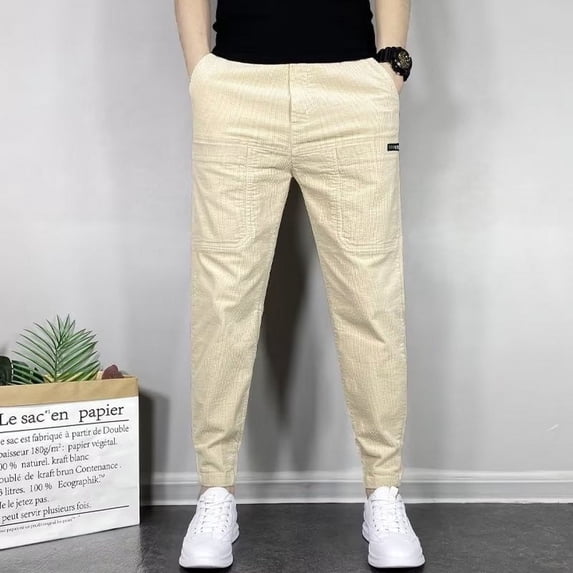 Men's Corduroy Slim Fit All-matching Skinny Pants