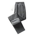 thumbnail image 1 of Men’s Corduroy Velvet Jogger Pants, Warm Straight Leg Sweatpants with Elastic Waist Drawstring, Comfortable Casual Trousers for Outdoor, Travel, Lounge and Daily Wear, 1 of 3