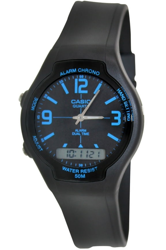 Men's Core AW90H-2BV Black Resin Quartz Watch