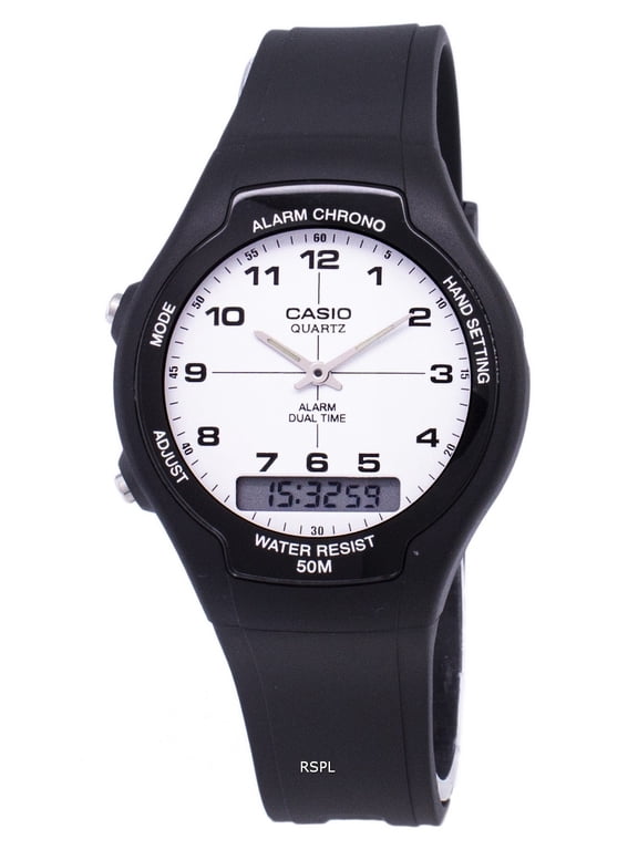 Men's Core AW90H-7BV White Rubber Quartz Sport Watch