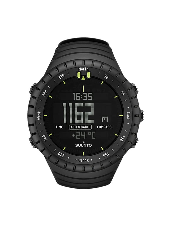 Men's Core All Black SS014279010 Resin Quartz Sport Watch